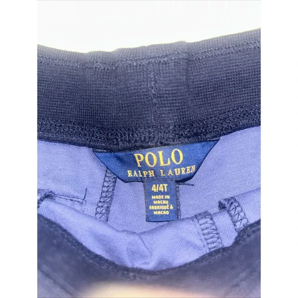 Polo Ralph Lauren Blue Camo Sweatpants Jogger Size Boys 4T New with Tags - Picture 3 of 6